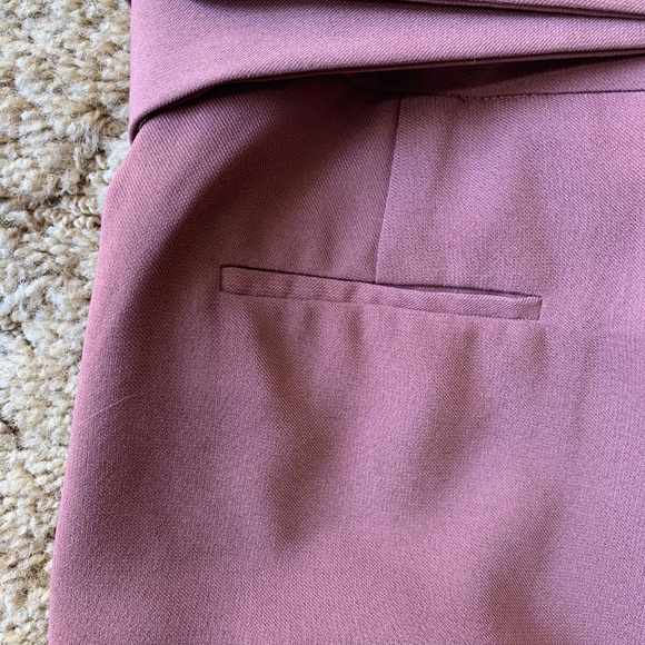 NWT Mauve Flowy Wide Leg Tie Waist Pants - Picture 3 of 7